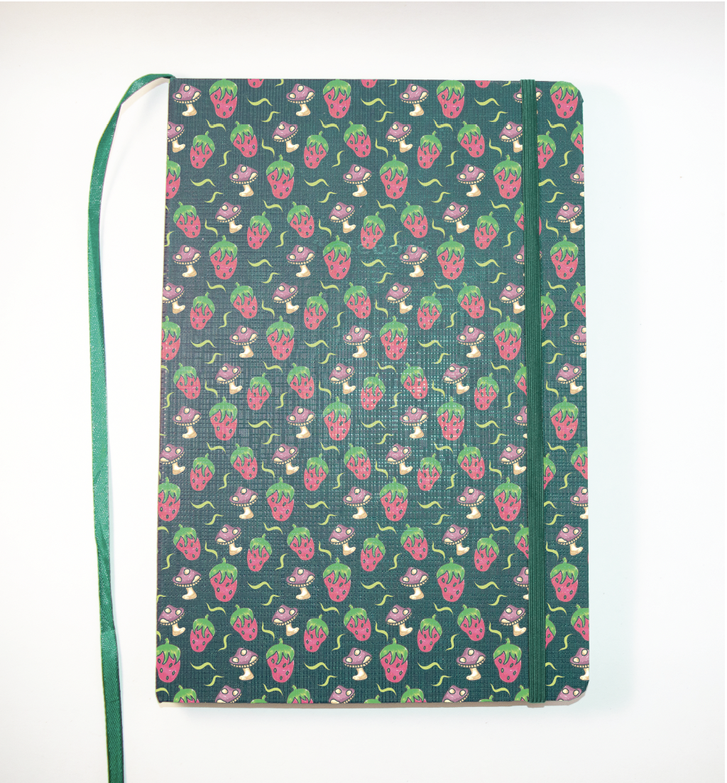 Strawberry Pattern Journal
